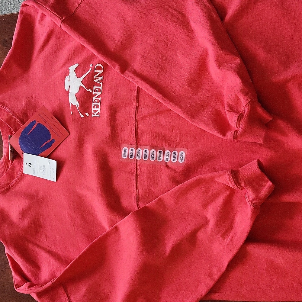 Keeneland  mens long sleeved tshirt. Med. NWT
